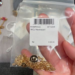 Dior CD letter necklace